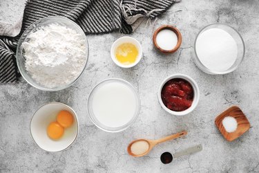 Ingredients for paczki